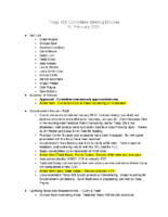 2021-02-01 Committee Minutes